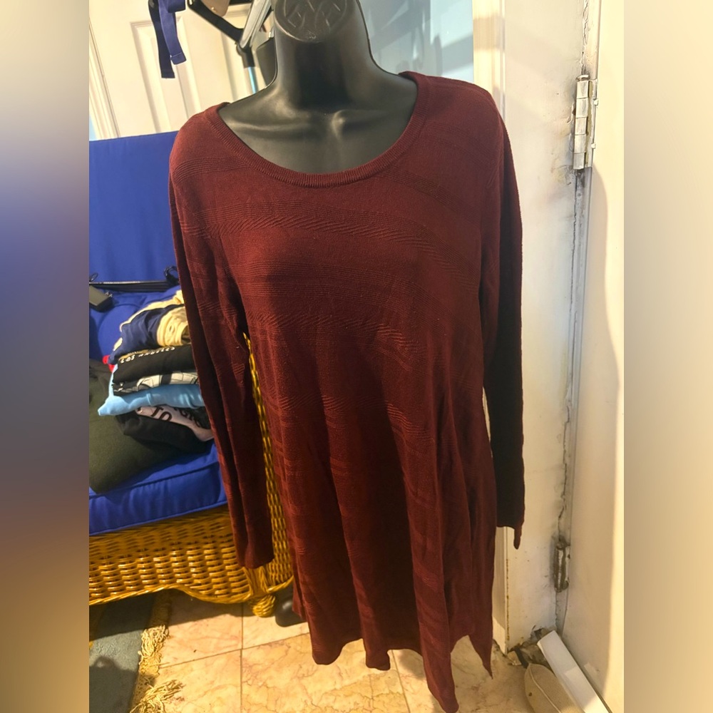 Long sleeve long dress shirt